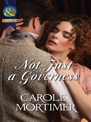 cover image of Not Just a Governess